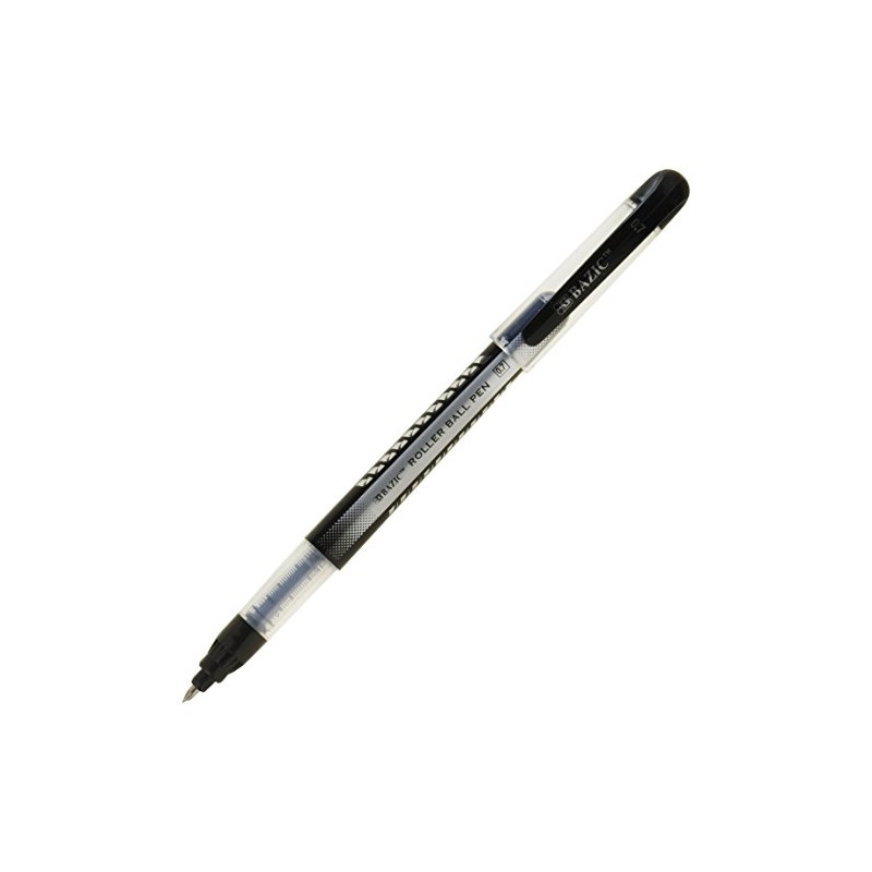 BAZIC Taylor Black Color Rollerball Pen (3/Pack)