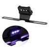 Motorcycle License Plate Lamp Blue LED with Bracket Univeral for