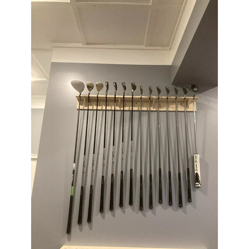 Horne Golf Golf Club Wall Mounted Display Rack Shelf 14