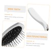 OATIPHO Professional Synthetic Hair Comb Anti-static Wig Brush Stainless Steel
