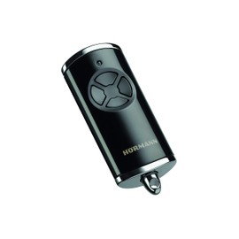 H?rmann H?rmann Handsender HSE 4 BS (Frequenz 868 MHz, Hochglanz schwarz, Garagentorantrieb mit Chrom-Kappen, Batterien, Ma?e 28x70x14 mm, inkl, Schlsselring) 4511561