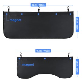 RUPSE 3PCS Car Wing Protector, Magnetic Wing Cover, Automotive Mechanic Magnetic Fender Cover Mat Pad Protective Mat for Repair Automotive Work