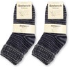 normani Scandinavian Style Wool Socks Hand-Knitted Look, With Cuff For
