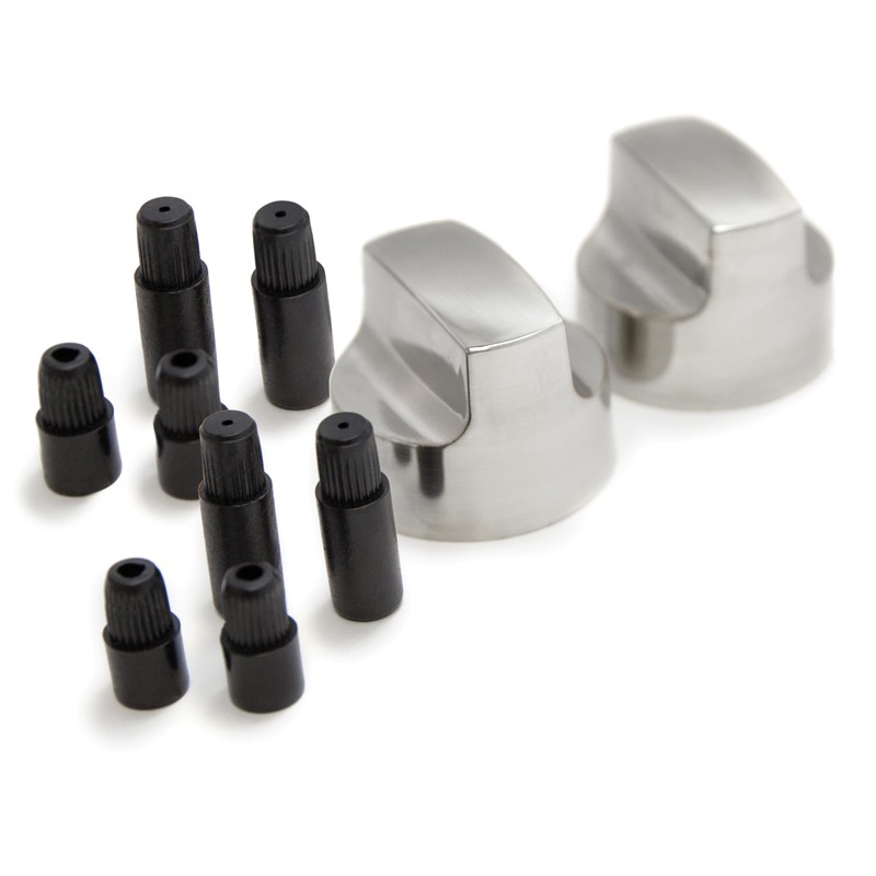 GrillPro 25960 Chrome Look Replacement Control Knobs Will Fit Large