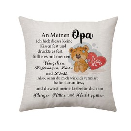 Aconesong Gifts for Grandpa Birthday Grandpa Gift Cushion Cover Father's Day for Grandpa Christmas Birthday Gifts (Grandpa)