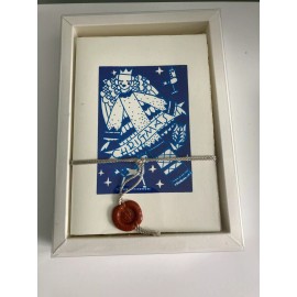 Giulio Giannini e Figlio Boxed Christmas Cards, Blue Angel, NIB