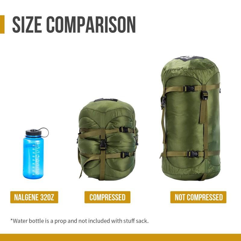 OneTigris Sleeping Bag Compression Stuff Sack, 25L