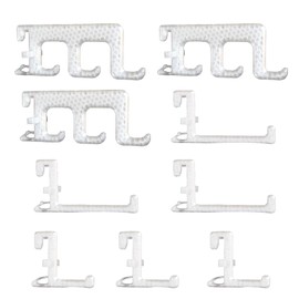 Custom PETG Hooks for Pegboard – 9-Pack (3 Types) | Sturdy Wall Organizer for Tools, Cables, Accessories
