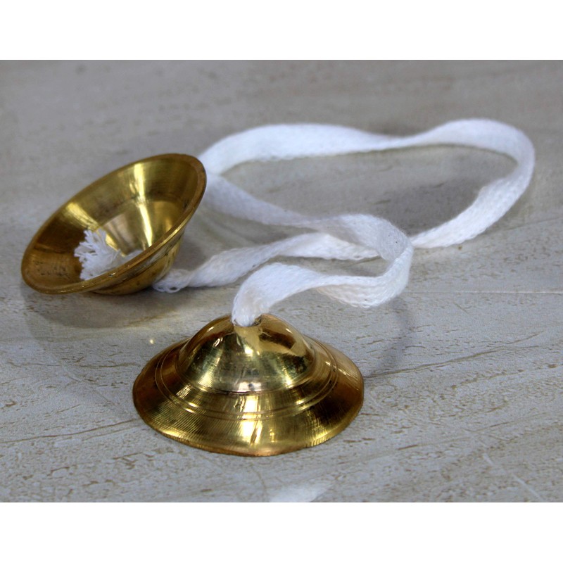 eSplanade - Brass Tibetan Tingsha Manjeera Clash Cymbals or Hand