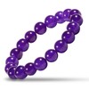 Natural Stretch Jade Bracelet for Women Men 10MM Bead 6.7