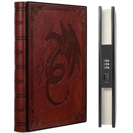 ZXHQ Luxury Diary with Lock, 180° Flat Design, A5 Notebook for Adults, Men, Women, Girls, 220 Pages 120gsm Paper, Size A5 (15.9 × 21.5 cm), Dark Brown