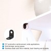 sourcing map 12pcs Angle Bracket Metal 12x12mm Black Corner Brace