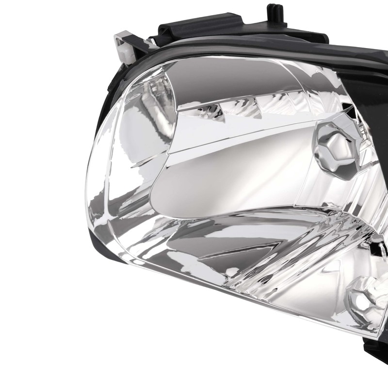 HECASA Pair Headlights w/Bulbs Compatible with 2001-2004 Toyota Tacoma Halogen