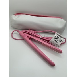 Mini Flat Iron with Travel Bag – Compact Hair Straightener for On-The-Go Styling
