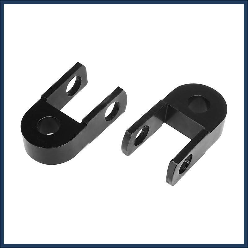 VekAuto Pair 3cm Motorcycle Rear Shock Absorber Height Extender Black