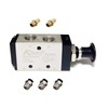 AOMAG Pneumatic 3/8" PT 5 Way 2 Postion Air Hand