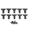 Locadence Pack of 10 Wall Hooks, Waterproof Bathrobe Hooks, Towel