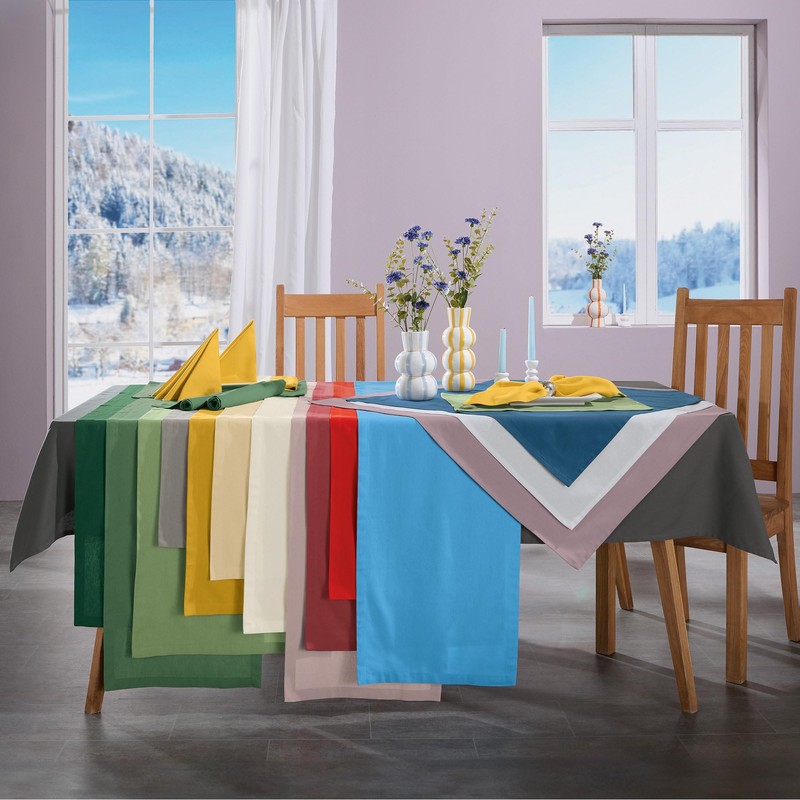 REDBEST Tulsa Place Mats Cotton Mauve Size 35 x 50