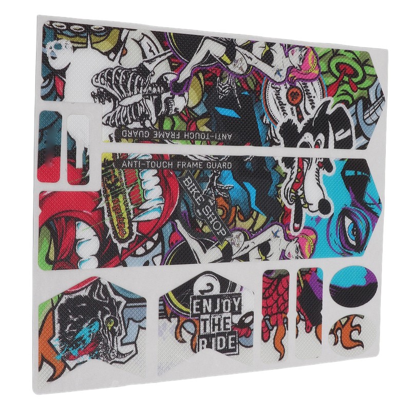 ENLEE 3D Mountain Bike Front Fork Sticker Scratch Resistance Bicycle