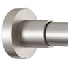 BRIOFOX Shower Curtain Rod Adjustable 18-78 Inch, Stainless Steel Spring