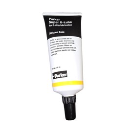 Parker SLUBE 884-2 Super O-Lube High-Viscosity Silicone Lubricant | 2 oz Tube | Premium O-Ring Assembly Fluid for EPDM & Water Systems