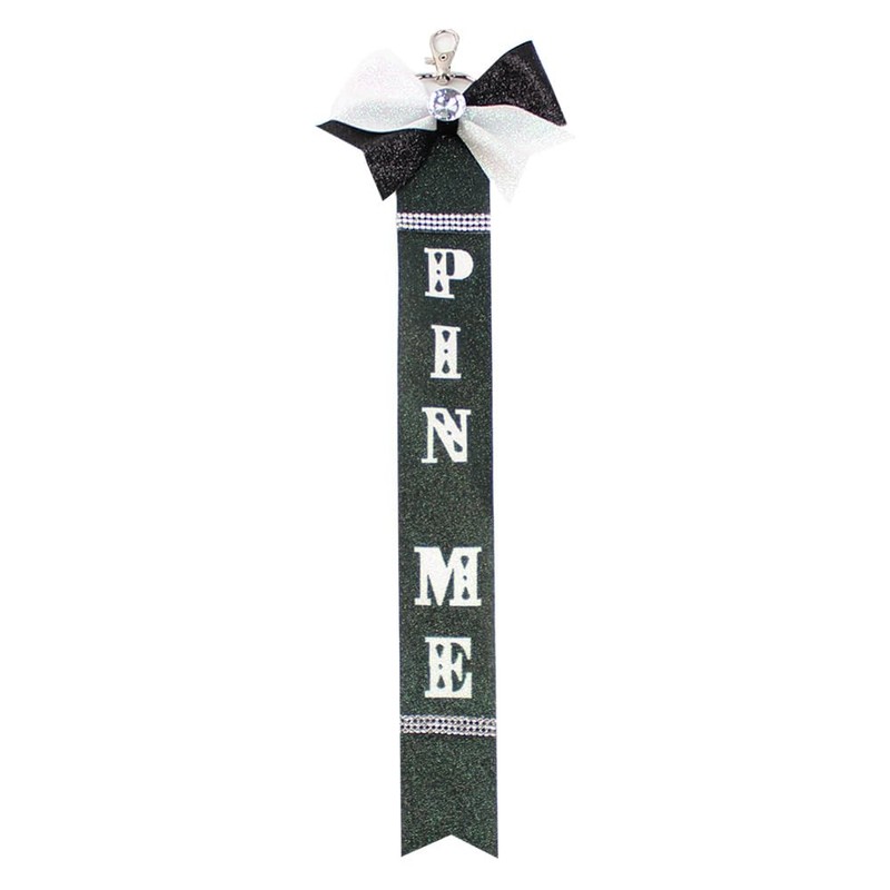 Cheerleader Pin Me Bow Keyring Glitter Pin 4 Pieces Pin