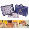 Hansol Cupping Therapy Equipment Set with Pumping Handle 17 Cups