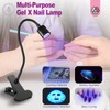 SAVILAND Gooseneck U V Lamp for Gel Nails: 360° Adjustable