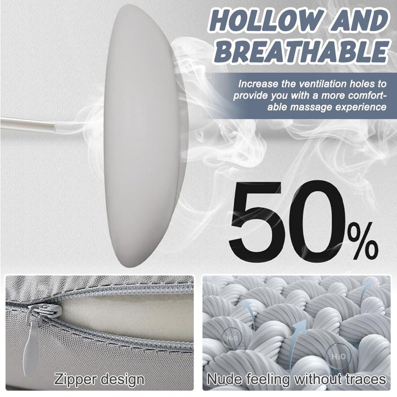 Afenau Massage Pillow Face Down, Prone Pillow Massage Headrest for