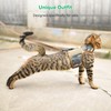 YIZHI MIAOW Arnés y Correa tácticos para Gatos para Caminar,