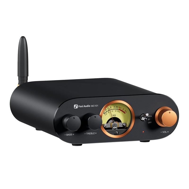 Fosi Audio MC101 amplificador estéreo Bluetooth, componente de audio para