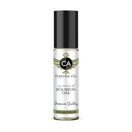CA Perfume Originals Bourbon Oak for Men Fragrance Oil Woody Spicy Scent Long Lasting Cologne for Men Travel Size TSA Ready Mini Parfum Body Oil Roll-on 0.33 Fl Oz 10ml