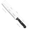 Humbee Chef, Stainless Steel Serrated Bread Knives 8/10/12 inch -