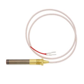 Ganivsor 60125501 Thermopile Millivolt 24" for Robertshaw 1950-001 250-750 Millivolts MV 2 Lead with PG9 Adapter-750mv