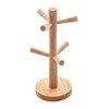 JUHONNZ Cup Holder, Wooden Pretzel Stand, Cup Holder, Wooden Tree