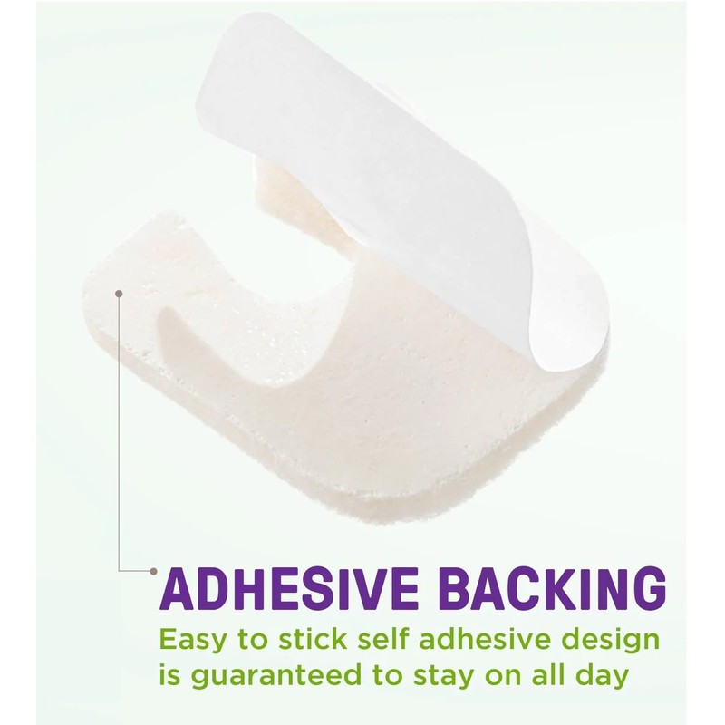 Wide U Shaped Felt Callus Horseshoe Metatarsal Pads Adhesive Foot