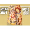Huglanket Bread Bakery Gifts Blanket, Bed Flannel Plush Throw, for