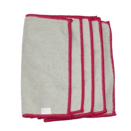 Kleeneze KL029265FEU7 No Chemical Cleaning 5 Pack Cloths - Just Use Water, Clean Hard Surfaces, Kitchens, Bathrooms, Machine Washable, Interchangeable Quick Mop Head Refills, Removes 99% of Bacteria*