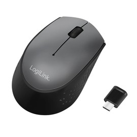 Logilink ID0160 USB-C Wireless Mouse Radio Transfer, PC Mouse, PC/Mac, 2 Ways