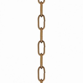 Livex Lighting 5607-48 Accessories Light Standard Decorative Chain, Antique Gold Leaf Medium