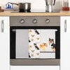 Pack of 3- Novelty Tea towels for kitchen 100% Cotton
