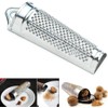 Silver Multifunctional Kitchen Stainless Steel Ginger Garlic Nutmeg Grater Nut