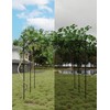 GarveeHome Supersize Flattop Garden Arch for Wedding - 79.53" L