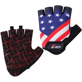 ZRIX Gym Gloves (USA-Flag, Medium)