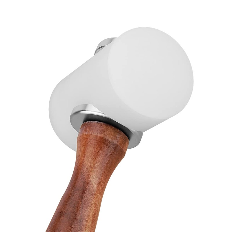 Pack of 2 Leather Carving Hammer, Leather Craft Hammer DIY