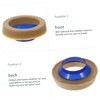WOONEKY Bathroom Toilet Bowl Gasket Rubber Sealing Ring Leakproof Toilet