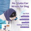Nanaki Dog Calming Hoodie - No Shake Ear Wraps for