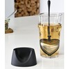 AdHoc Big Heart Tea Filter Black Plastic / Stainless Steel