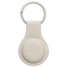 LUXIMAL Compatible Airtag Case, Key Holder, Magnetic Adsorption, Air Tag Case, Magnetic Lock, PU Leather, Key Ring, Key Chain, Anti-loss, Convenient, Lightweight, Stylish, Key Finder, Compatible with