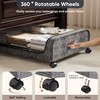 MSTONAL Under Bed Storage with Wheels, 1 Pack 48L Capacity